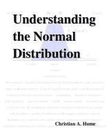 bokomslag Understanding the Normal Distribution