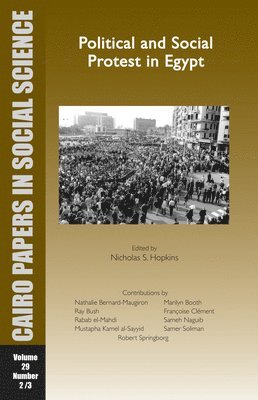 bokomslag Political and Social Protest in Egypt: Cairo Papers Vol. 29, No. 2/3