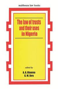 bokomslag The Law of Trusts and Their Uses in Nigeria