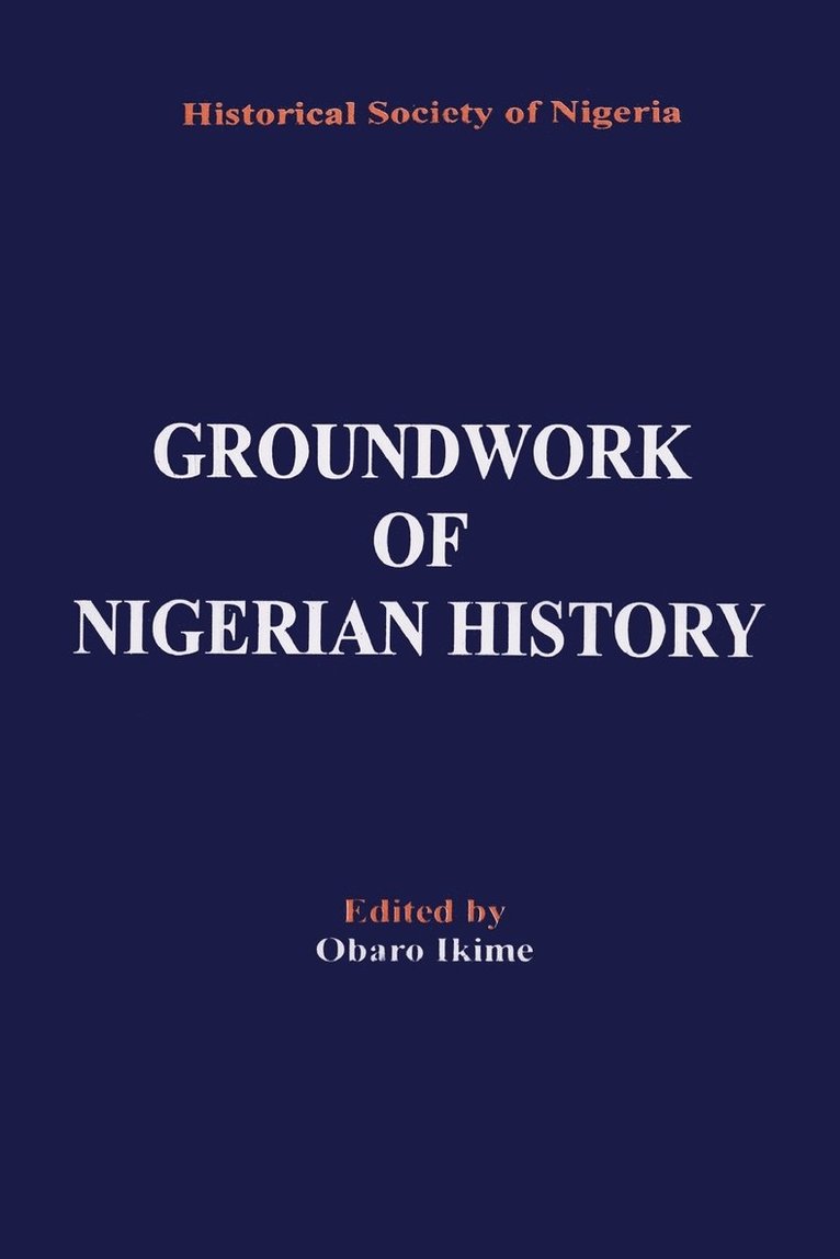 Groundwork of Nigerian History 1