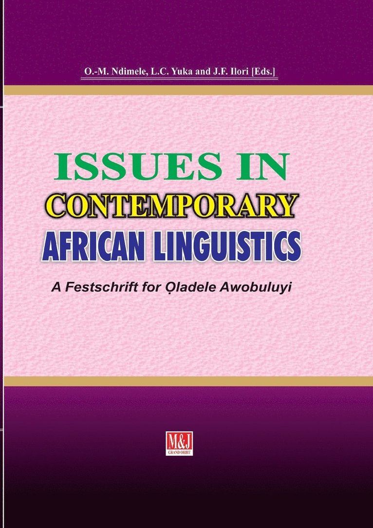 Issues in Contemporary African Linguistics 1