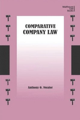 bokomslag Comparative Company Law