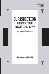 bokomslag Jurisdiction Under Nigerian Law