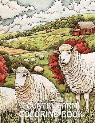 bokomslag Country Farm Coloring Book