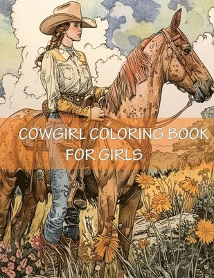 Cowgirl Coloring Book For Girls 1