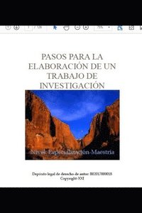 bokomslag Pasos Para La Elaboracion de Un Trabajo de Investigacion