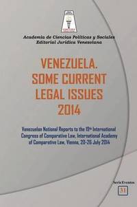 bokomslag Venezuela. Some Current Legal Issues 2014