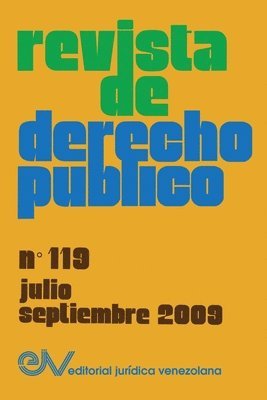 bokomslag REVISTA DE DERECHO PBLICO (Venezuela), No. 119, julio-septiembre 2009