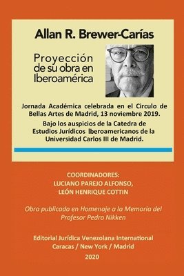 ALLAN R. BREWER-CARAS. Proyeccin de su Obra en Iberoamrica 1