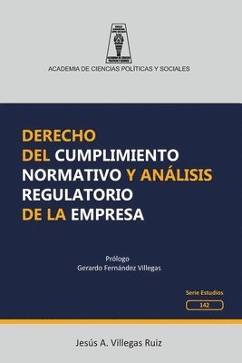 bokomslag Derecho del cumplimiento normativo y analisis regulatorio de la empresa