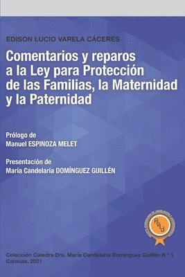 Edison Lucio Varela Cáceres - Comentarios y reparos a la Ley para Protección de las Familias, la Maternidad y la Paternidad, Häftad