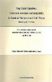 MICHAEL BARBER & PAUL PEARCE, Michael N. Barber, Paul A. Pearce, Michael N Barber, Paul A Pearce - Yang-Baxter Equations, Conformal Invariance and Integrability in Statistical Mechanics and Field Theory - Proceedings of a Conference, Inbunden