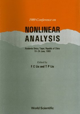 bokomslag Nonlinear Analysis - 1989 Conference