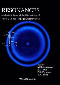 bokomslag Resonances - A Volume In Honor Of The 70th Birthday Of Nicolaas Bloembergen