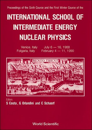 S Costa / G Orlandini / C Schaerf, Sergio Costa, Giuseppina Orlandini, Carlo Schaerf - INTERMEDIATE ENERGY NUCLEAR PHYSICS - 6TH SUMMER COURSE & 1ST WINTER COURSE OF THE INTERNATIONAL SCHOOL, Inbunden