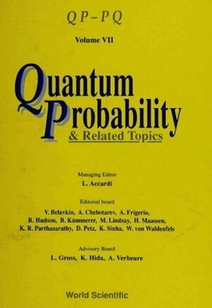 ACCARDI L, L Accardi - QUANTUM PROBABILITY AND RELATED TOPICS: QP-PQ (VOLUME VII), Inbunden