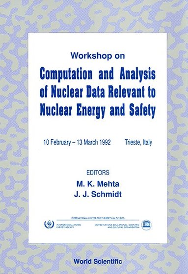 SCHMIDT J SCHMIDT M K MEHTA, M K Mehta, J J Schmidt - COMPUTATION AND ANALYSIS OF NUCLEAR DATA RELEVANT TO NUCLEAR ENERGY AND SAFETY, Inbunden