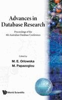 M PAPAZOGLOU M E ORLOWSKA, M E Orlowska, M Papazoglou - ADVANCES IN DATABASE RESEARCH - PROCEEDINGS OF THE 4TH AUSTRALIAN DATABASE CONFERENCE, Inbunden