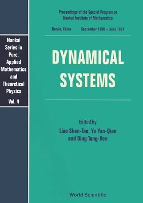 bokomslag Dynamical Systems - Proceedings Of The Special Program At Nankai Institute Of Mathematics