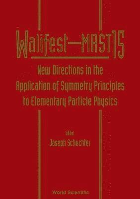 bokomslag New Directions In The Application Of Symmetry Principles To Elementary Particle Physics: Walifest-mrst 15