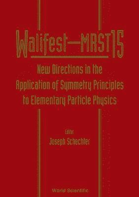 bokomslag New Directions In The Application Of Symmetry Principles To Elementary Particle Physics: Walifest-mrst 15