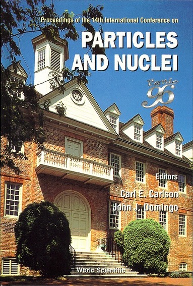 JOHN DOMINGO CARL E CARLSON, Carl E Carlson, John J Domingo - PARTICLES AND NUCLEI (PANIC'96): PROCEEDINGS OF THE 14TH INTERNATIONAL CONFERENCE, Inbunden