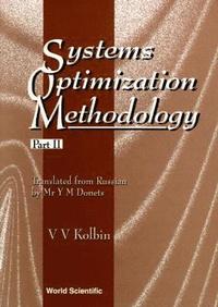 bokomslag Systems Optimization Methodology - Part Ii