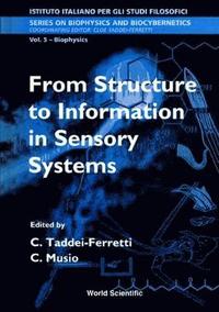 bokomslag From Structure To Information In Sensory Systems - Proceedings Of The International School Of Biophysics