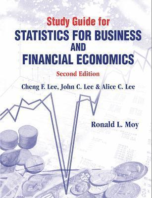 bokomslag Study Guide For Statistics For Business And Financial Economics