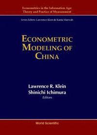 bokomslag Econometric Modeling Of China