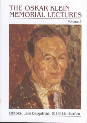 Lars Bergstrom, Ulf Lindstrom, BERGSTROM LARS - Oskar Klein Memorial Lectures, The (Volume 3), Inbunden