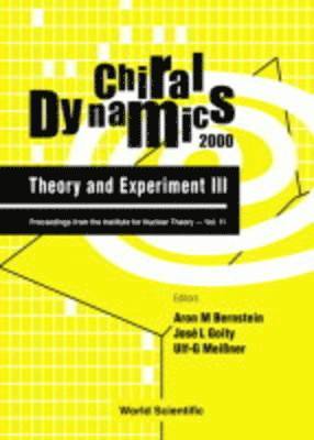 BERNSTEIN ARON M, Aron M Bernstein, José L Goity, Ulf-G Meißner - CHIRAL DYNAMICS: THEORY AND EXPERIMENT III, Inbunden