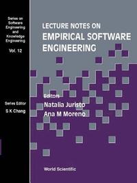 bokomslag Lecture Notes On Empirical Software Engineering