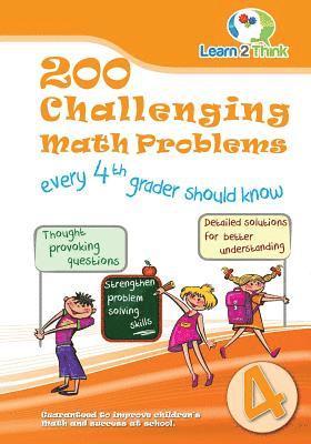 bokomslag 200 Challenging Math Problems every 4th Grader should know