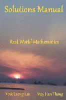 Solutions Manual: Real World Mathematics 1