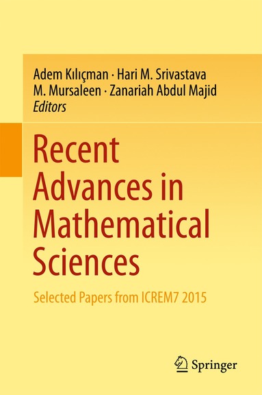 bokomslag Recent Advances in Mathematical Sciences