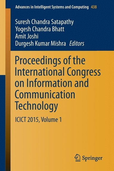 bokomslag Proceedings of the International Congress on Information and Communication Technology