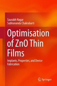 bokomslag Optimisation of ZnO Thin Films
