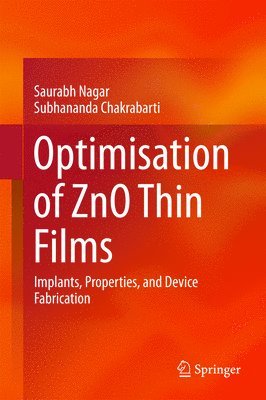 bokomslag Optimisation of ZnO Thin Films