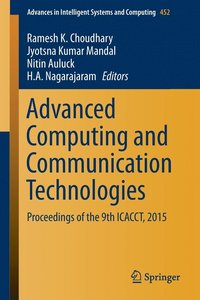 bokomslag Advanced Computing and Communication Technologies