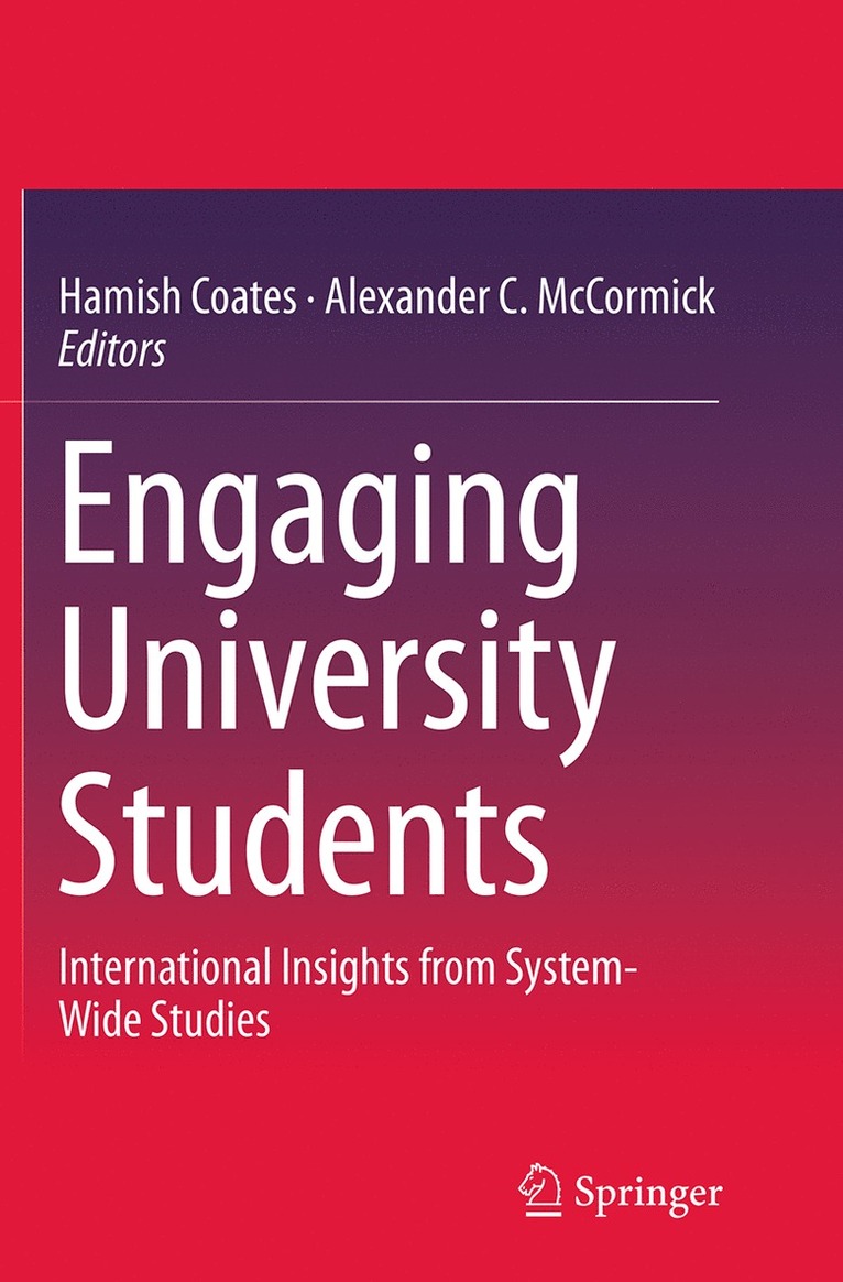 Hamish Coates, Alexander C. McCormick - Engaging University Students, Häftad