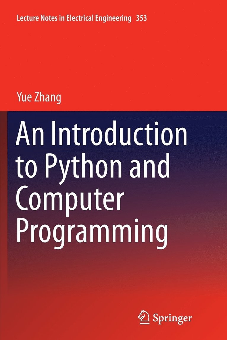 An Introduction to Python and Computer Programming 1
