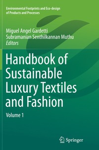 bokomslag Handbook of Sustainable Luxury Textiles and Fashion