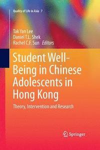 bokomslag Student Well-Being in Chinese Adolescents in Hong Kong