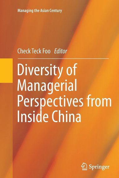 bokomslag Diversity of Managerial Perspectives from Inside China