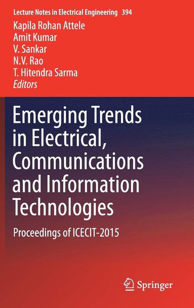 bokomslag Emerging Trends in Electrical, Communications and Information Technologies