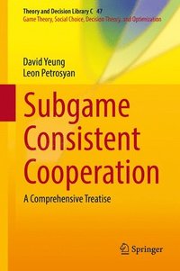 bokomslag Subgame Consistent Cooperation