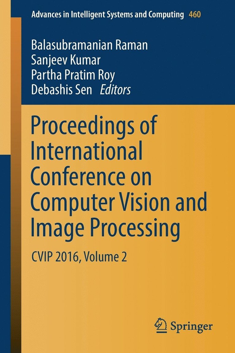 Proceedings of International Conference on Computer Vision and Image Processing 1