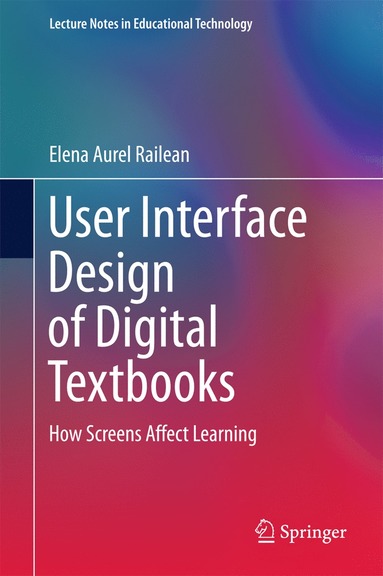 bokomslag User Interface Design of Digital Textbooks