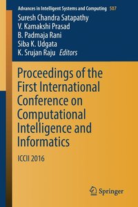 bokomslag Proceedings of the First International Conference on Computational Intelligence and Informatics